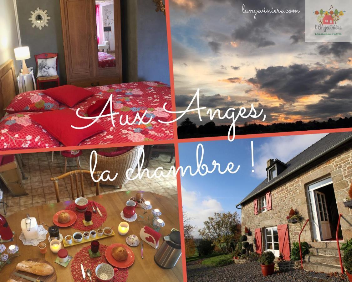 Chambre Des Anges & Roulotte Proche Mont Saint-Michel, L'Angeviniere Bed and Breakfast Εξωτερικό φωτογραφία